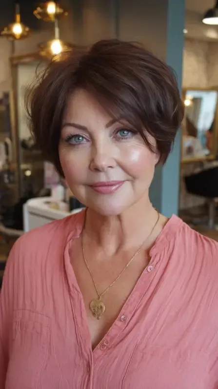 Textured Short Cut with Soft Volume and Subtle Layers