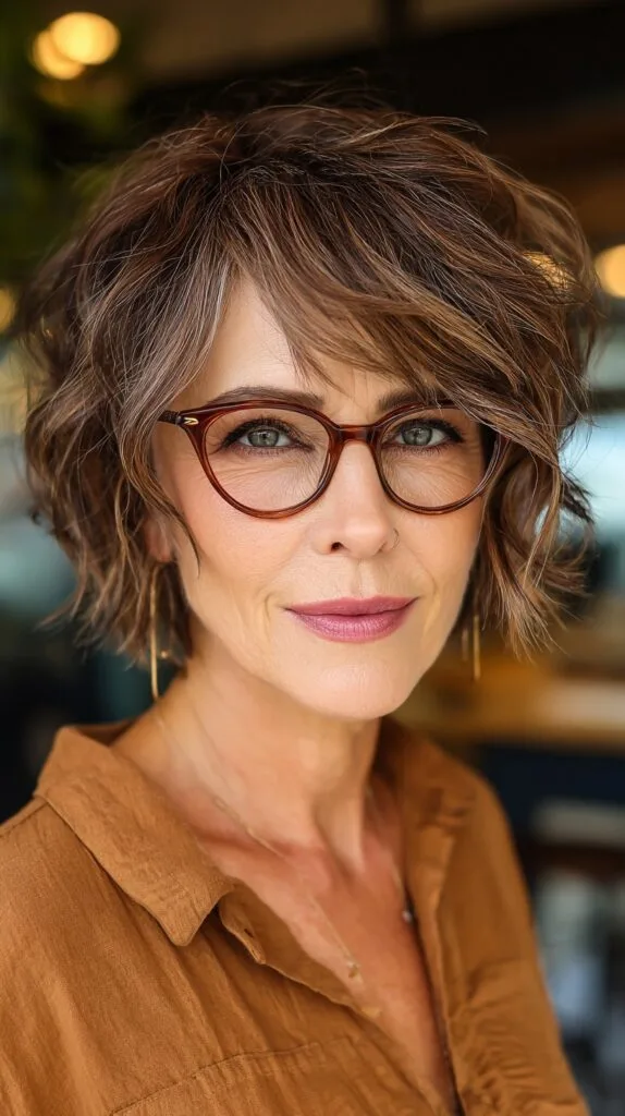 Textured Short Shag with Soft Highlights
