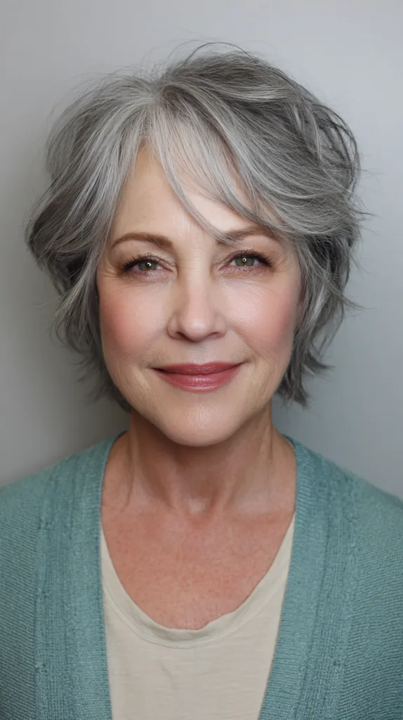 Textured Short Wolf Cut with Soft Layers