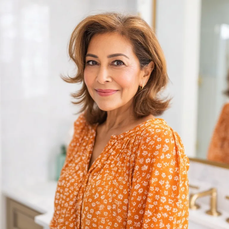 Textured Shoulder-Length Cut with Soft Face-Framing Layers
