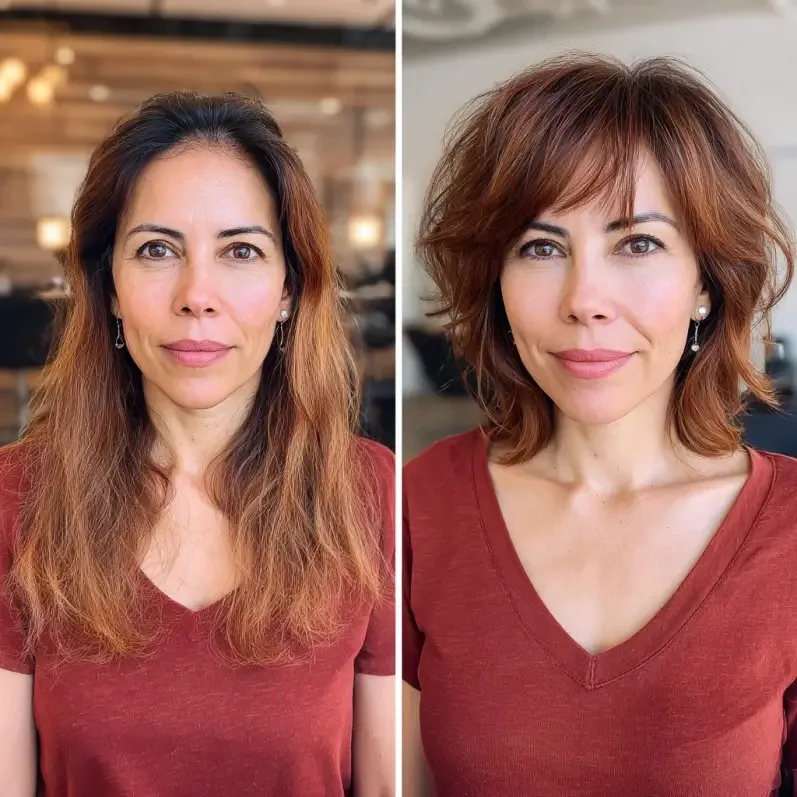 Textured Shoulder-Length Cut with Soft Layers