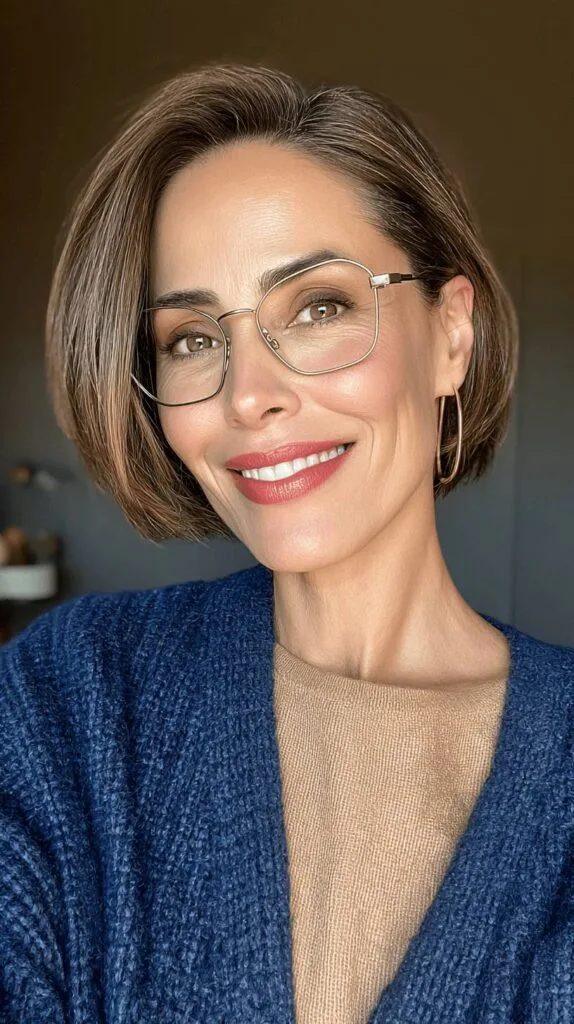 Trendy Blunt Bob with Soft Volume