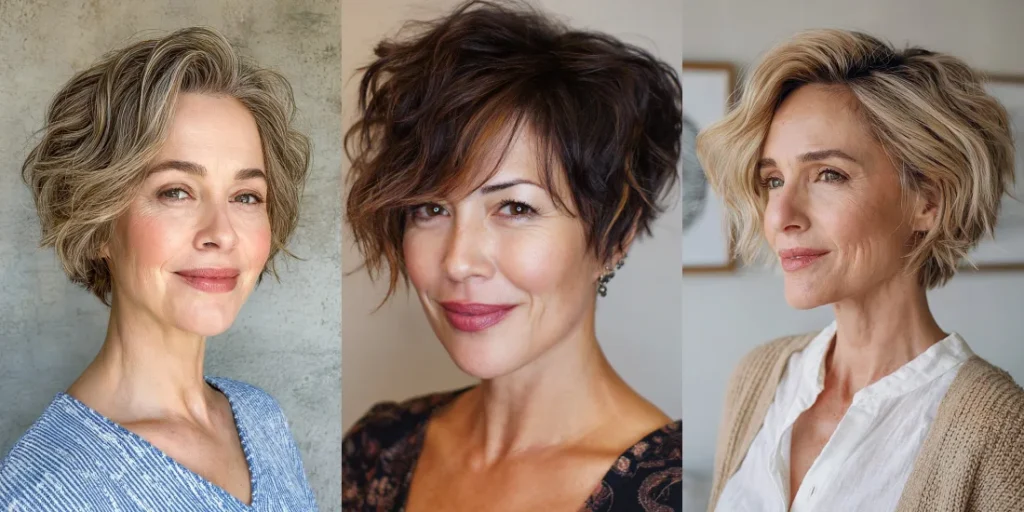 51 Youthful Wavy Pixie Cuts Women Over 50 Are Loving in 2026