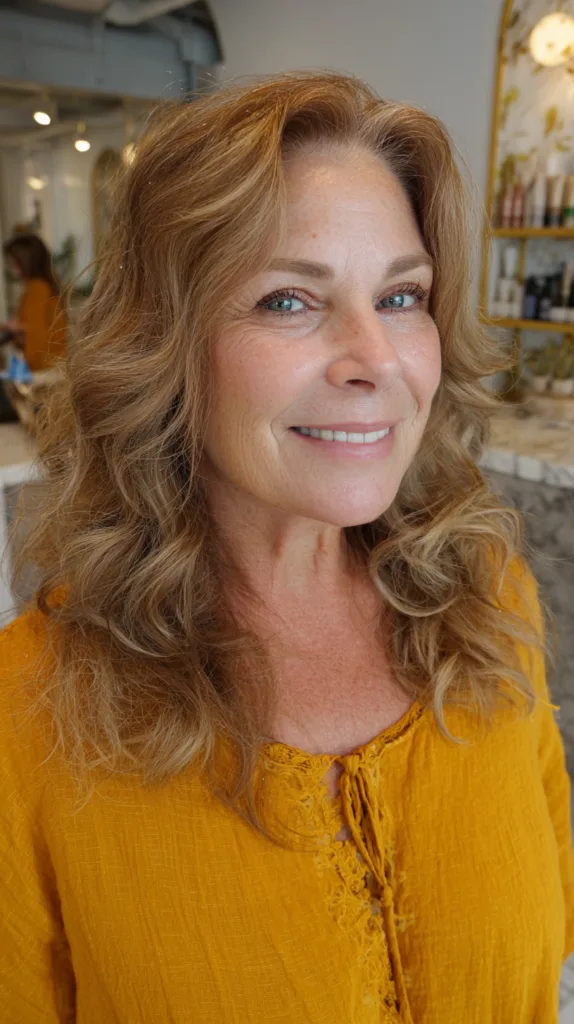 Beautiful Soft Wavy Shoulder-Length Cut