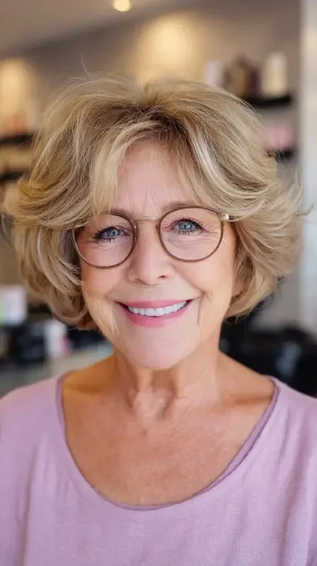 Charming Bouncy Layered Bob with Soft Volume