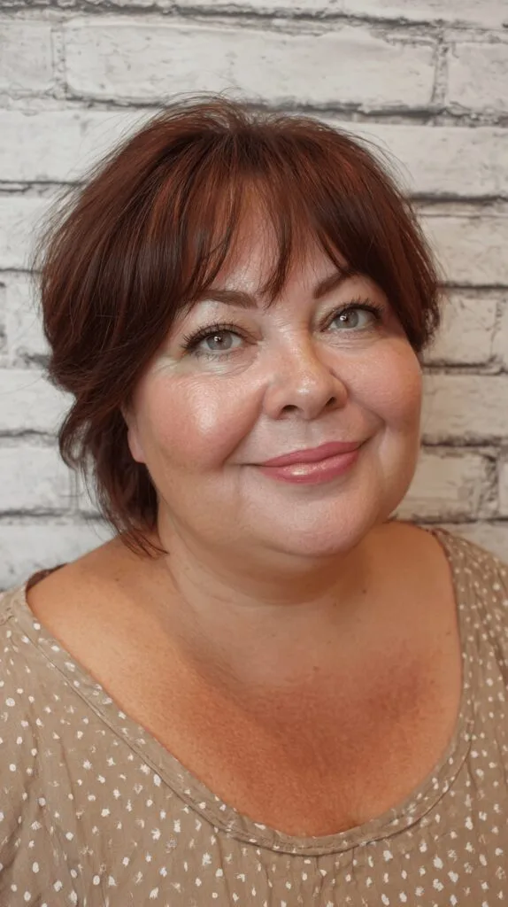 Charming Layered Cut with Soft Bangs