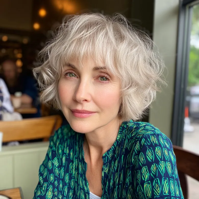 Charming Textured Short Cut with Soft Waves