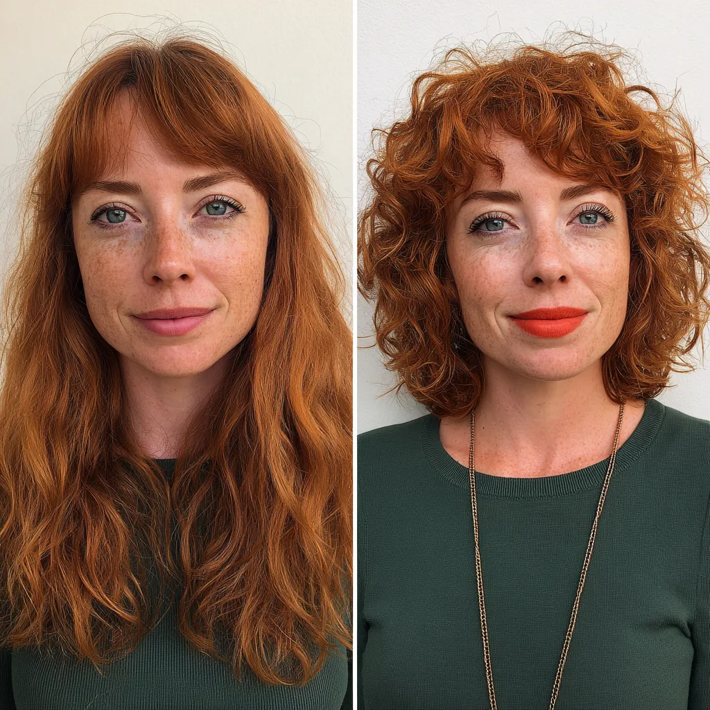 Chic Curly Bob with Defined Curls