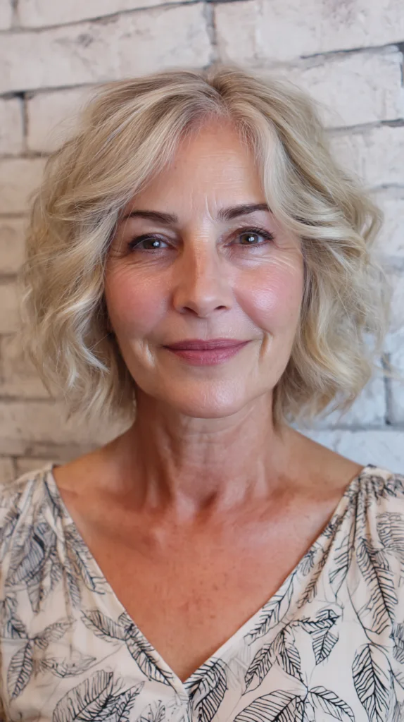 Chic Layered Beachy Waves with Soft Highlights