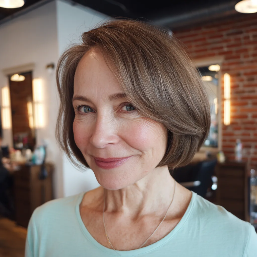 Chic Modern Bob with Soft Waves