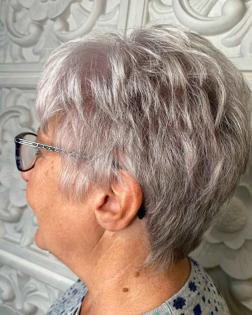 Chic Pixie Cut for Women Wearing Glasses