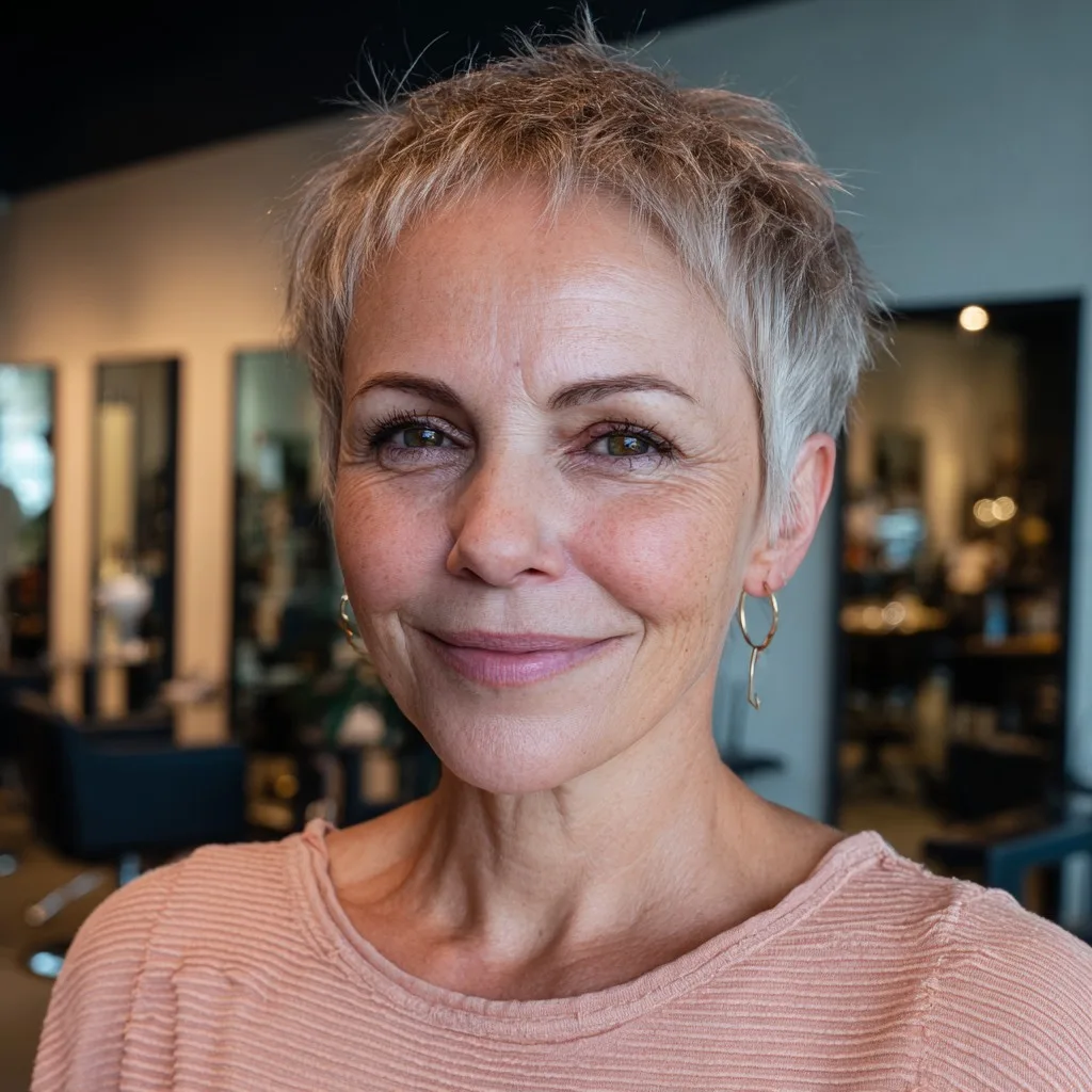 Chic Short Textured Pixie Cut with Soft Volume