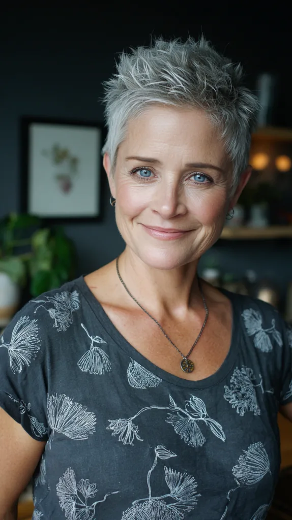 Chic Short Textured Pixie Cut with Subtle Volume