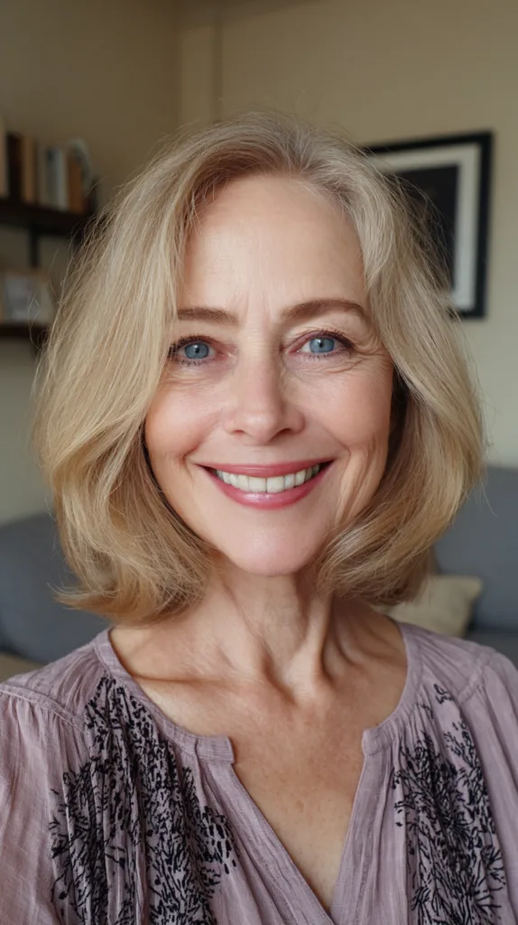 Chic Soft Layered Bob with Subtle Movement