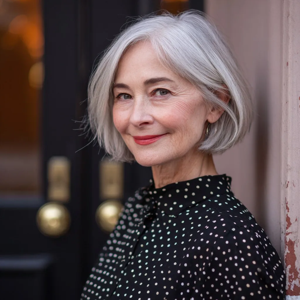 Chic Textured Bob with Soft Volume