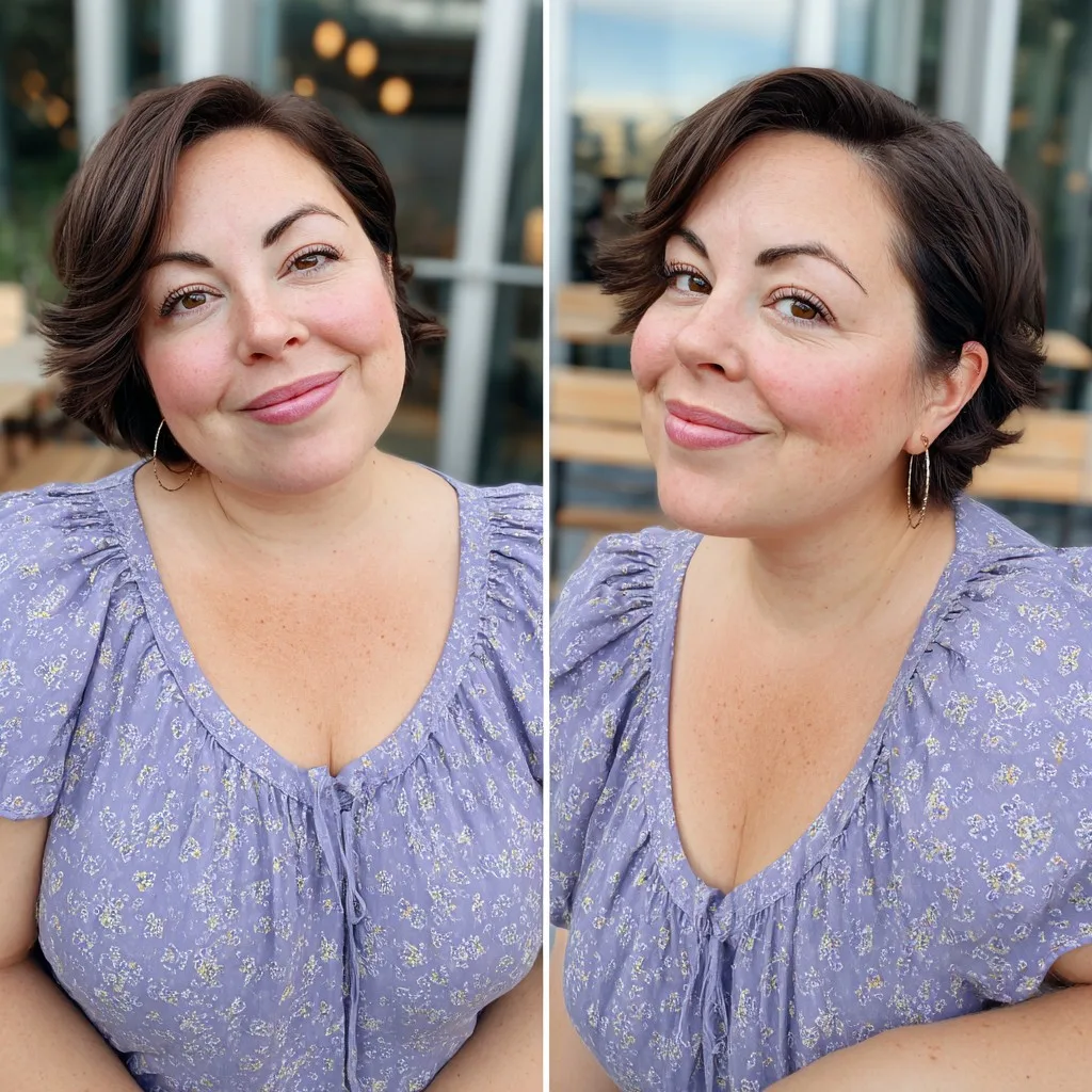 Chic Textured Bob with Soft Waves