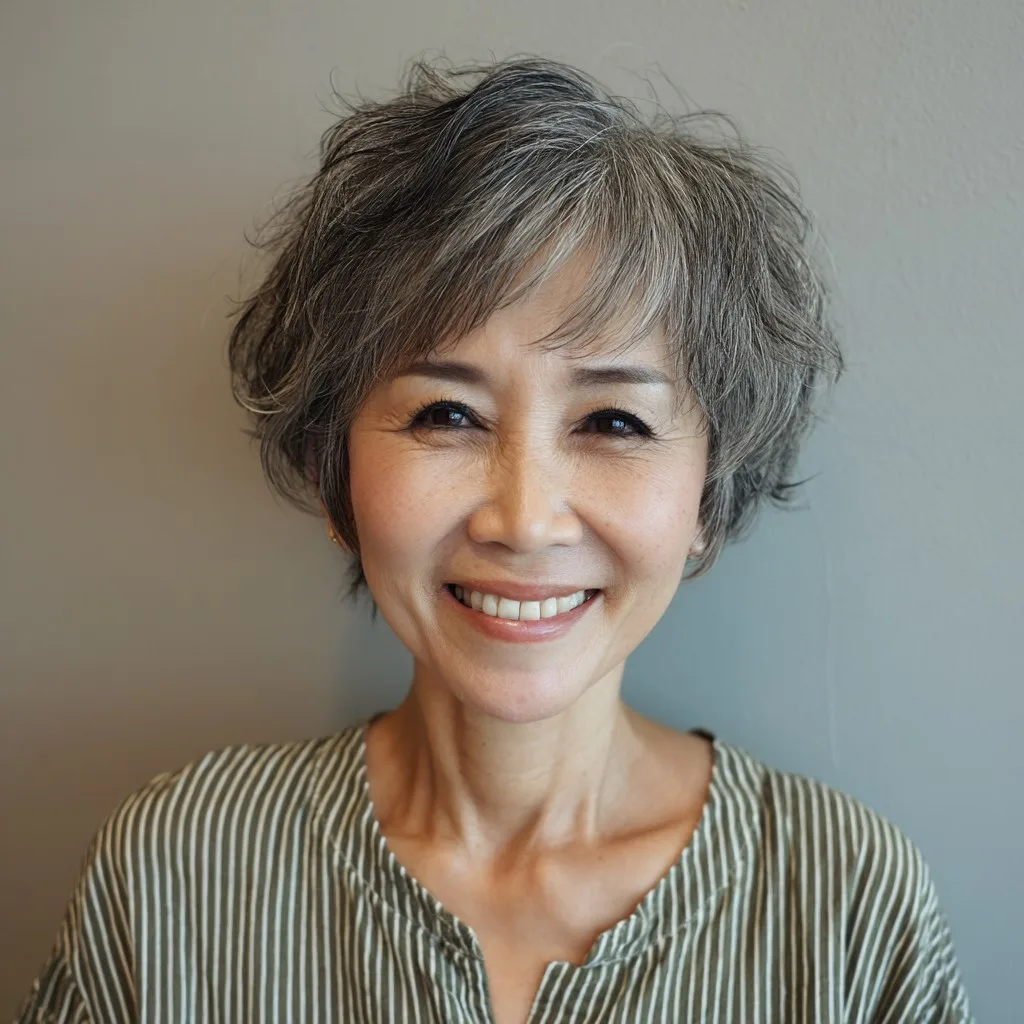 Chic Textured Pixie Bob with Soft Movement