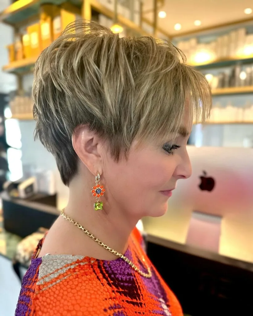 Chic Textured Pixie with Flattering Layers