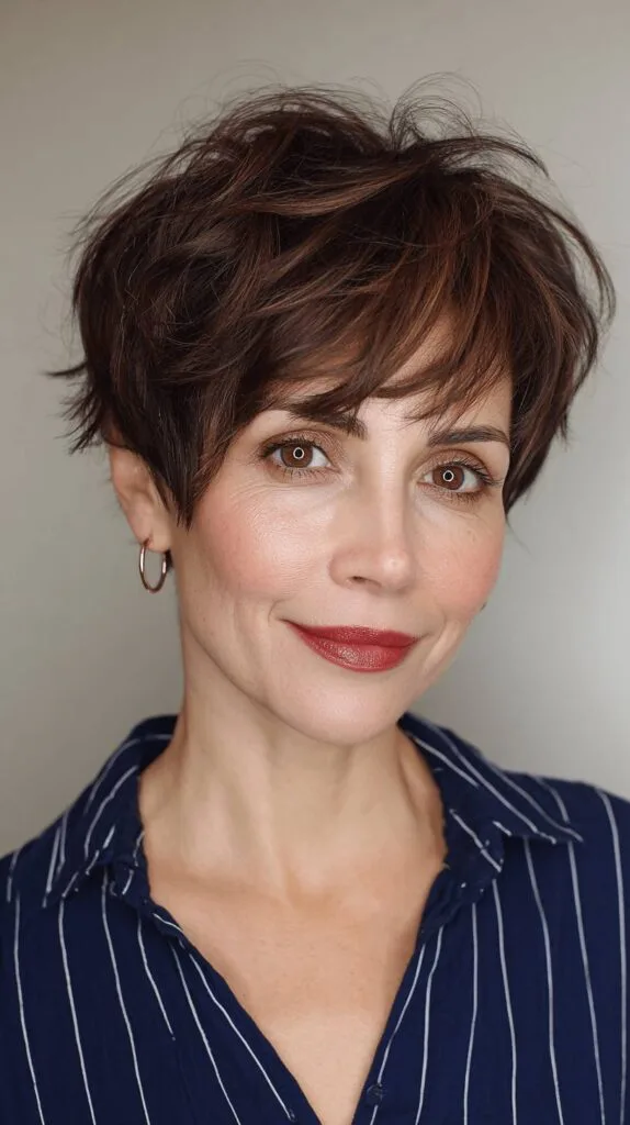 Chic Textured Short Cut with Effortless Volume