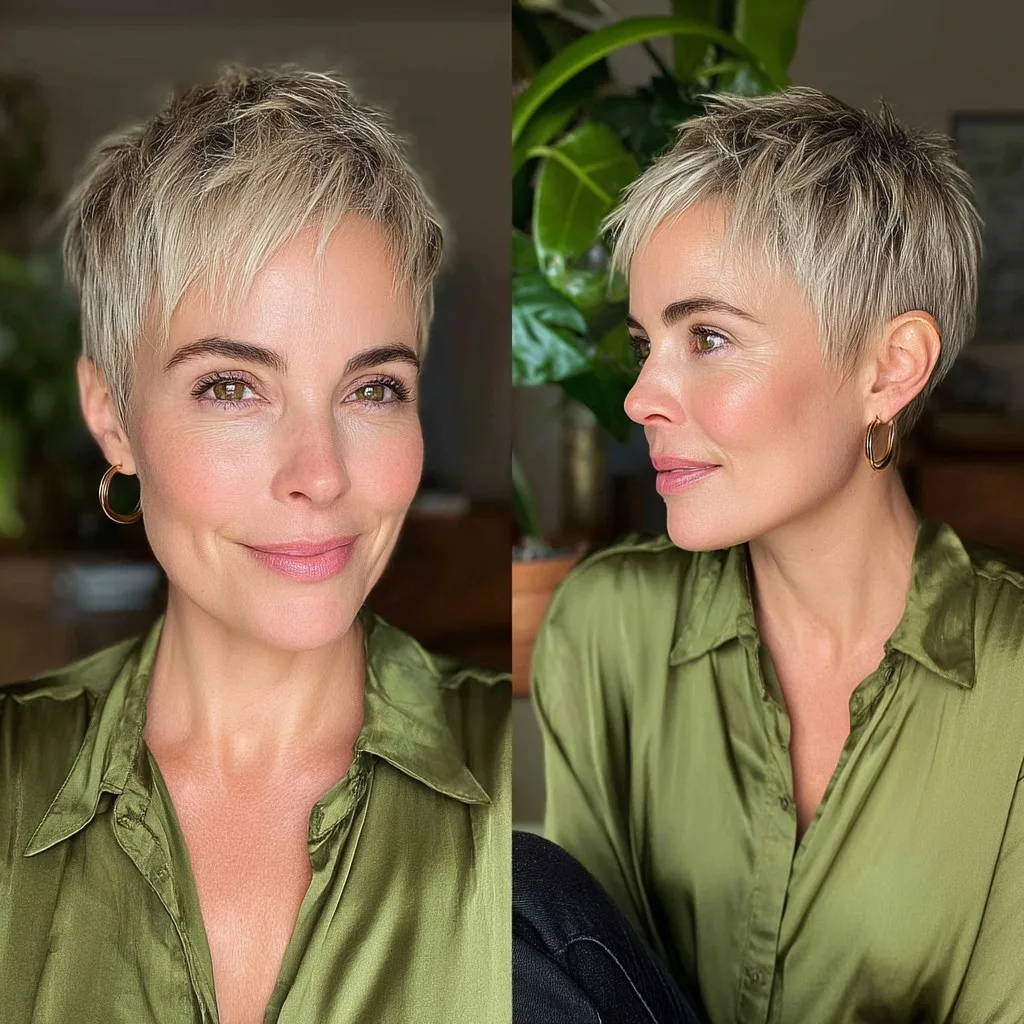 Choppy Textured Pixie with Soft Layers