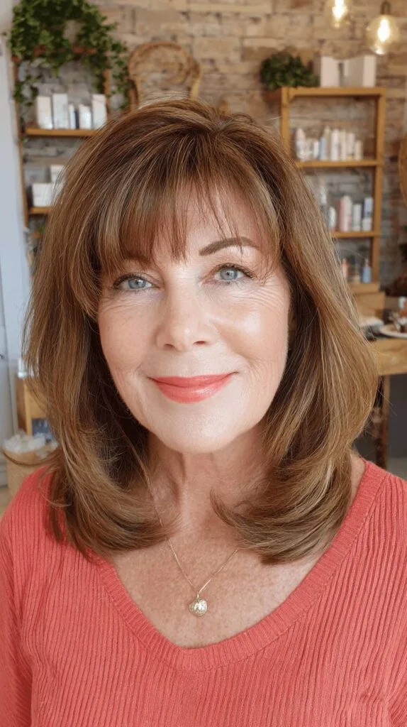 Classic Layered Cut with Soft Bangs