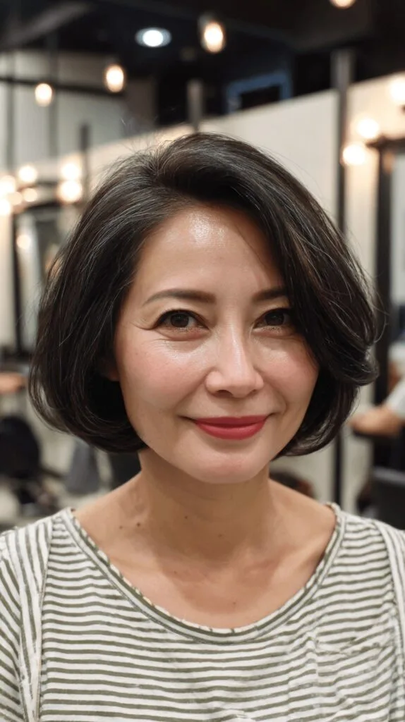 Classic Rounded Bob with Soft Layers