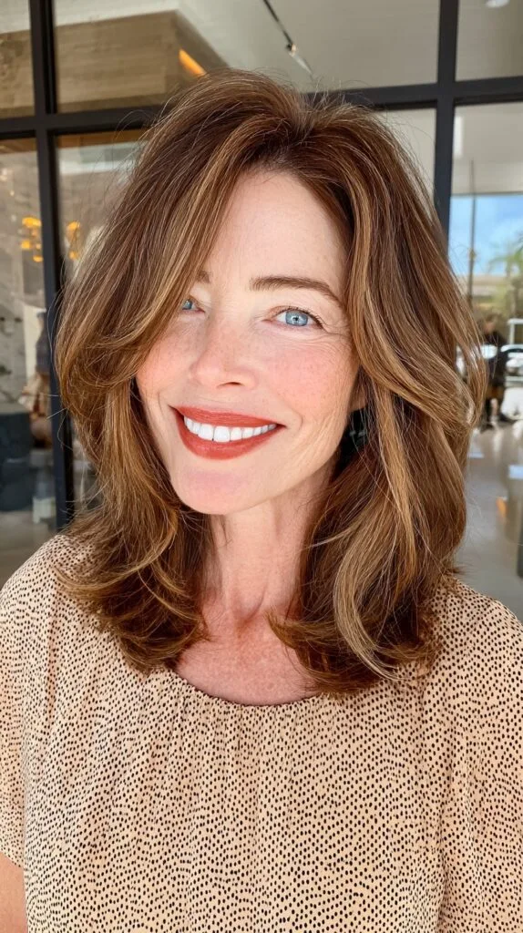 Dynamic Cinnamon Tousled Layers