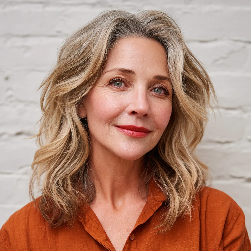 Effortless Beachy Waves with Sun-Kissed Highlights