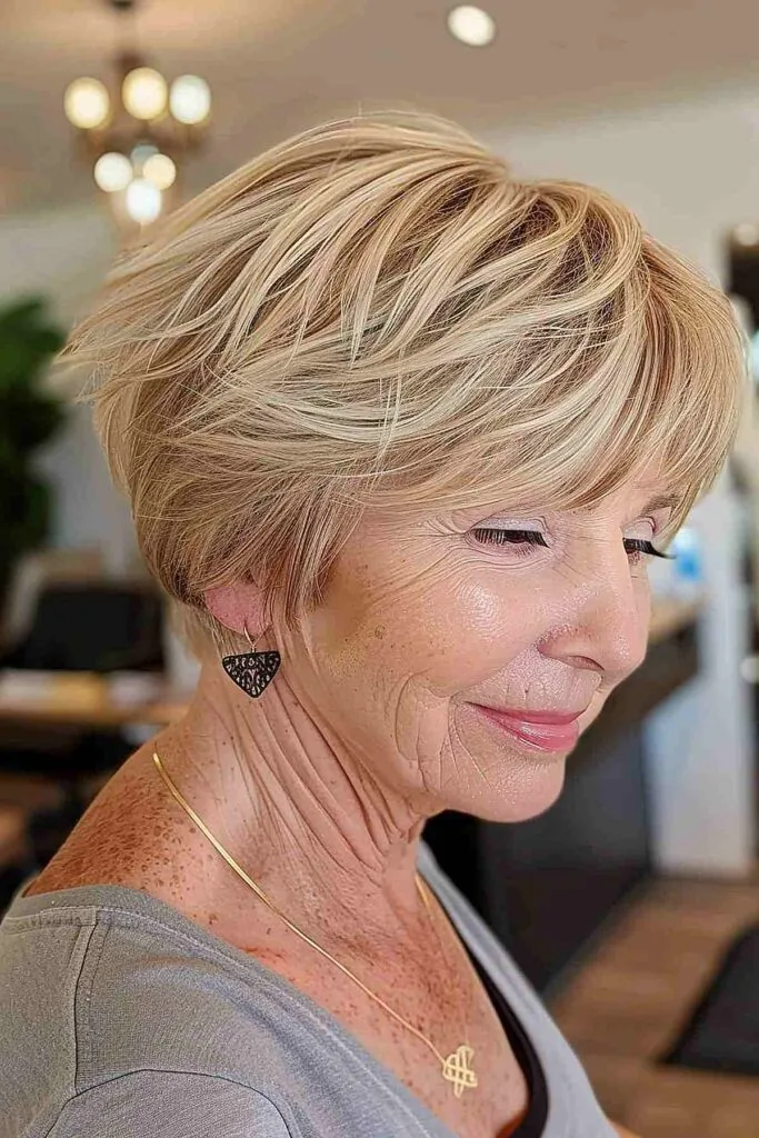 Effortless Short Cut for dynamic women over 60