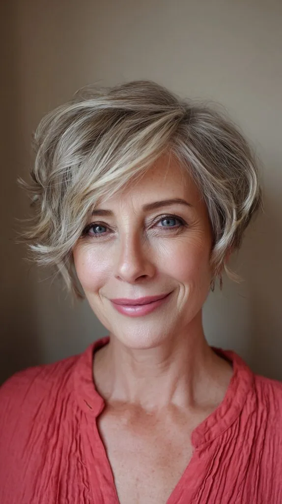 Effortless Silver Waves with Tapered Ends