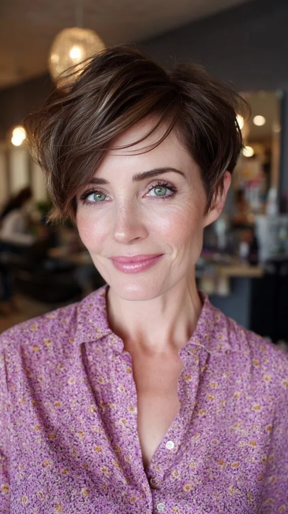 Effortlessly Chic Tousled Pixie