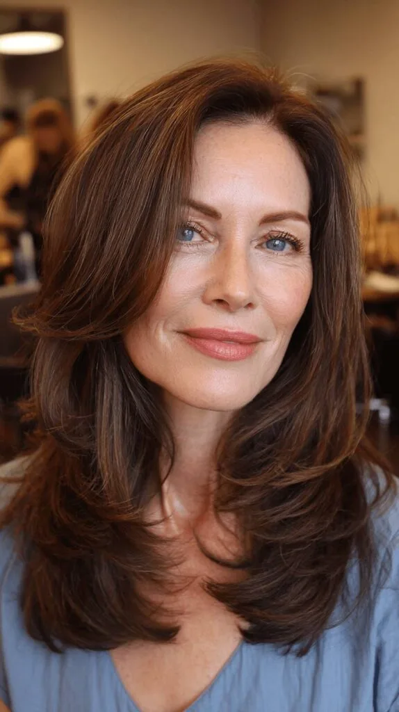 Elegant Layered Cut with Natural Movement