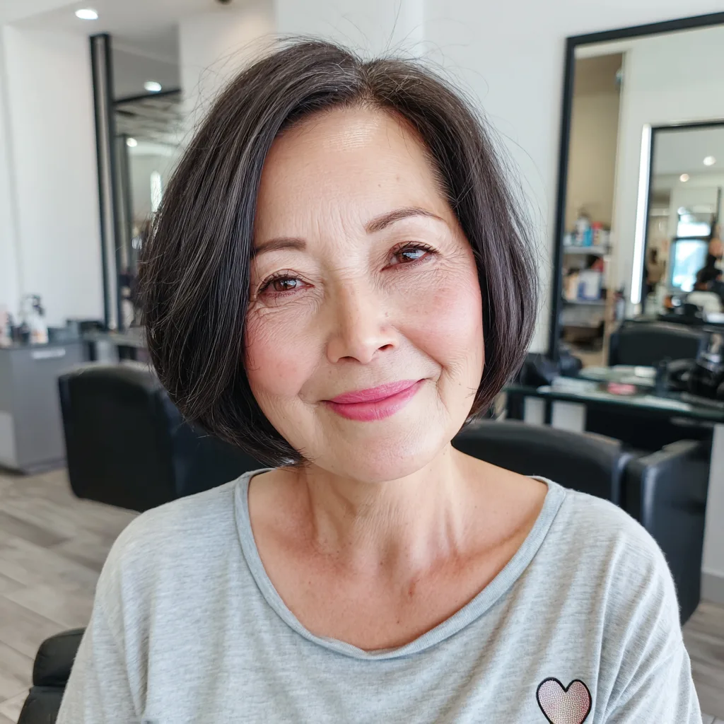 Elegant Soft Bob with Subtle Volume