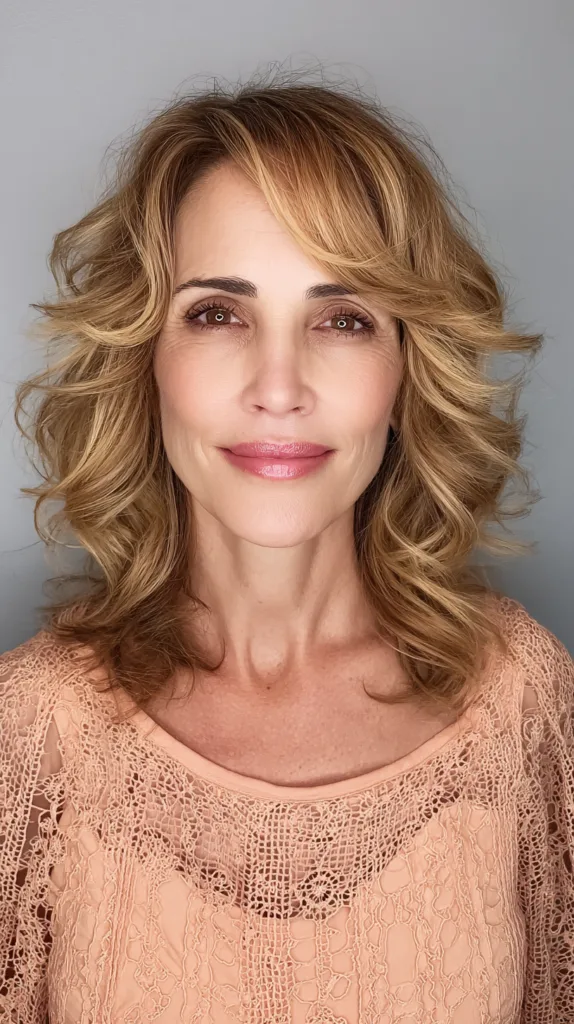 Elegant Soft Waves with Subtle Highlights
