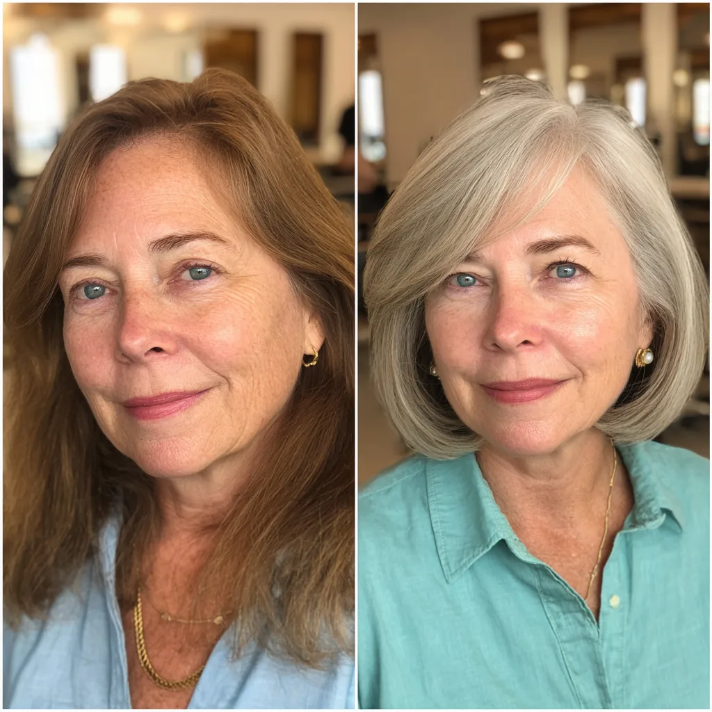 Elegant Softly Layered Bob with Subtle Movement