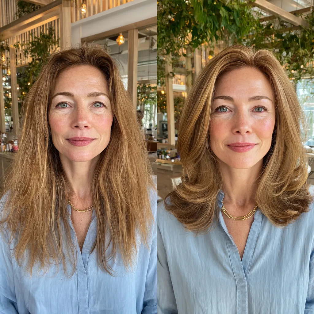 Elegant Textured Cut with Soft Volume