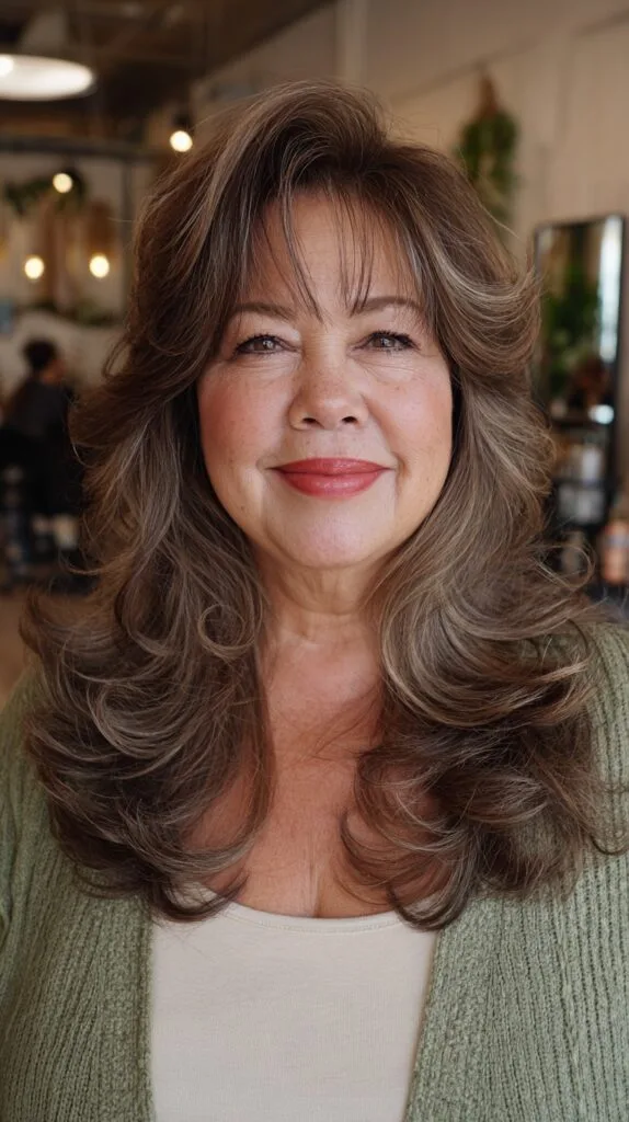 Flowing Silver Layers with Graceful Flips
