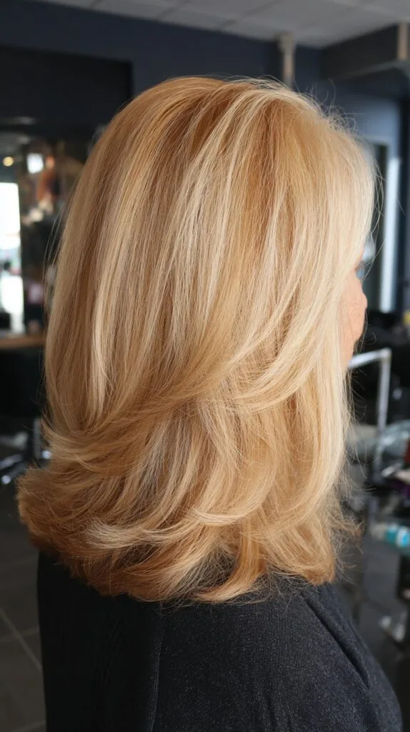 Layered Golden Cascade with Soft Volume