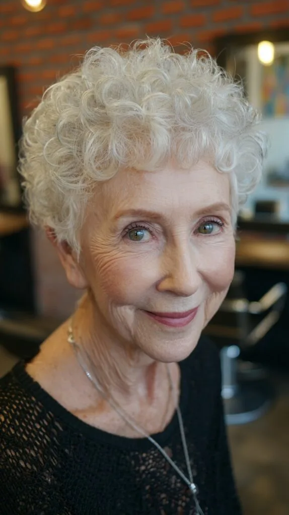 Luminous Silver Curls for Vibrant Radiance