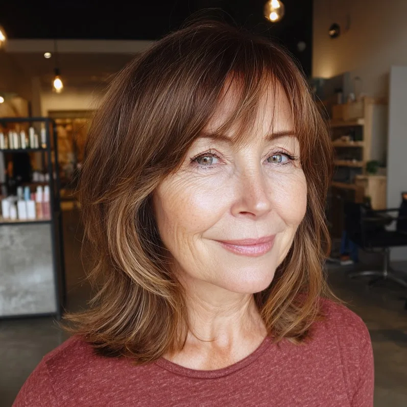 Modern Long Choppy Bob with Subtle Face-Framing Layers