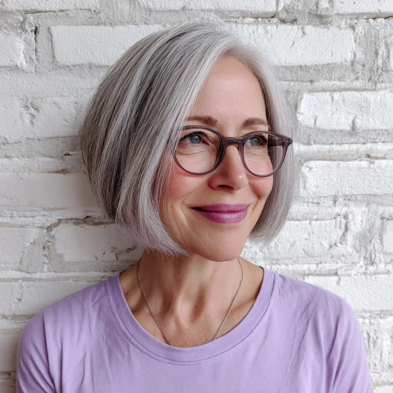 Modern Sleek Bob with Subtle Textured Ends