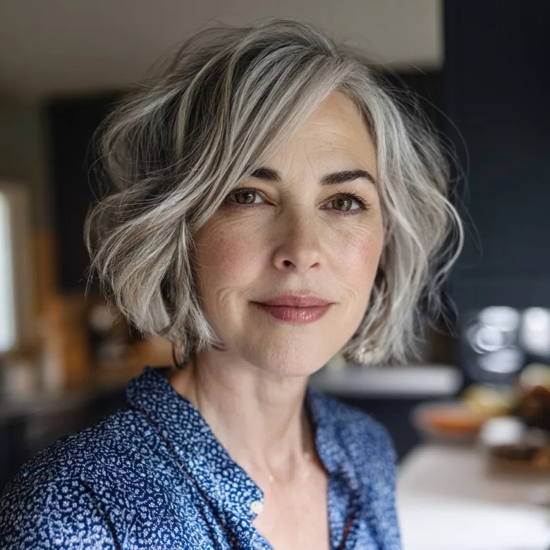Modern Textured Bob with Soft Waves