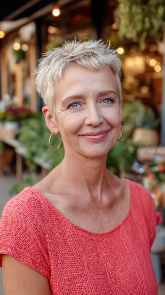 Modern Textured Pixie Cut with Fluffy Layers