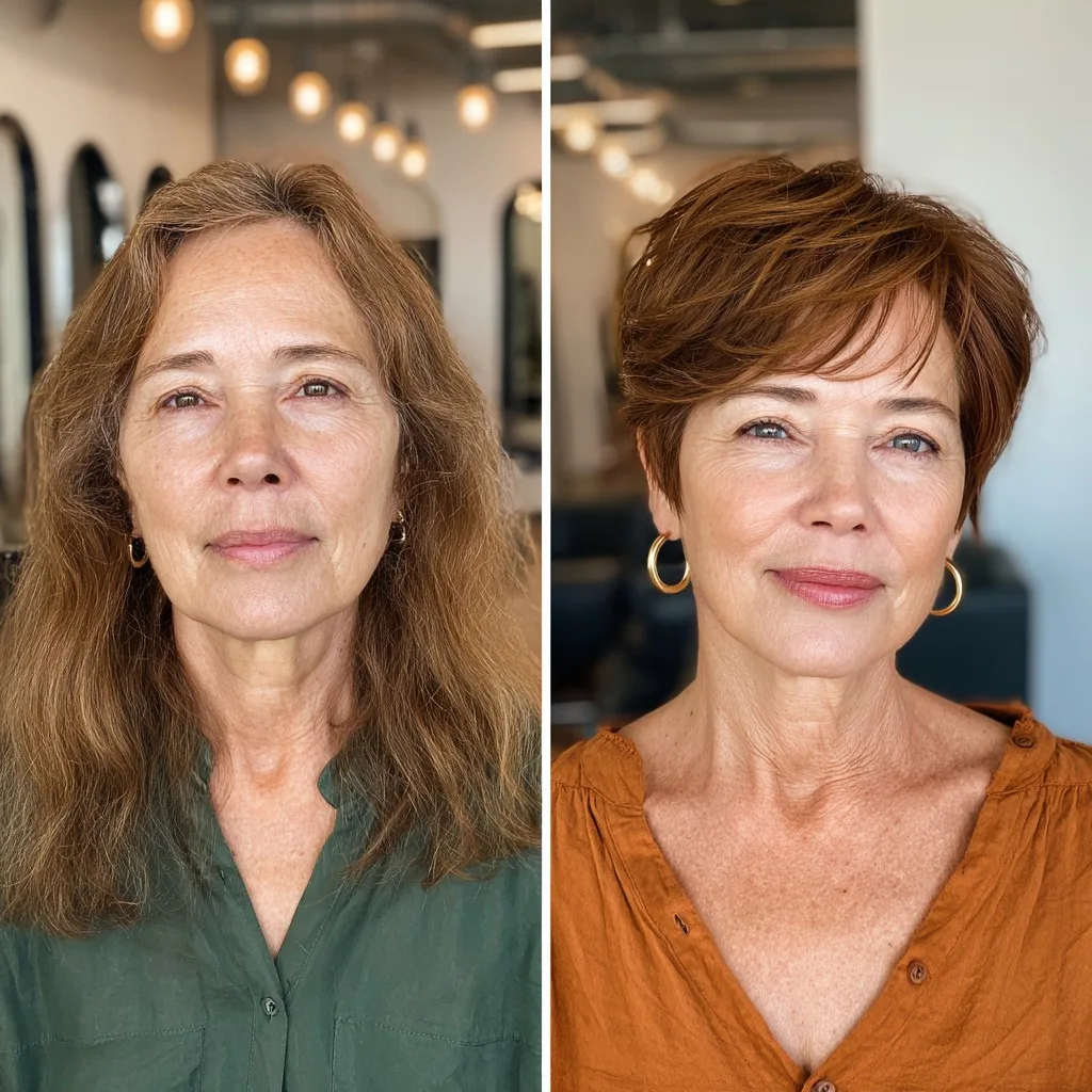 Modern Textured Pixie Cut with Soft Highlights