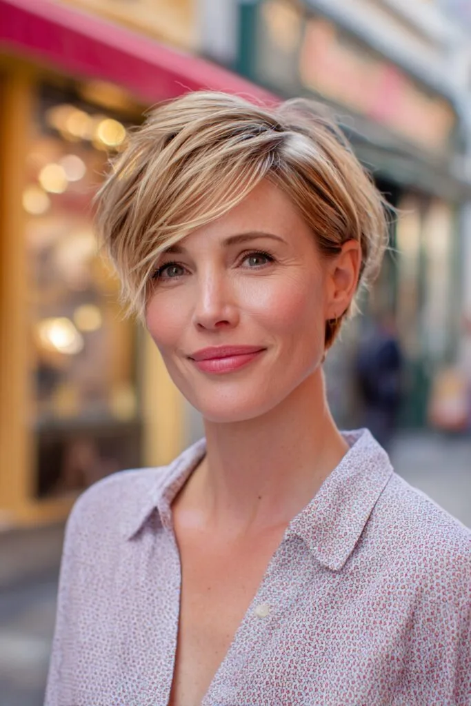 Modern Textured Pixie Cut with Soft Layers