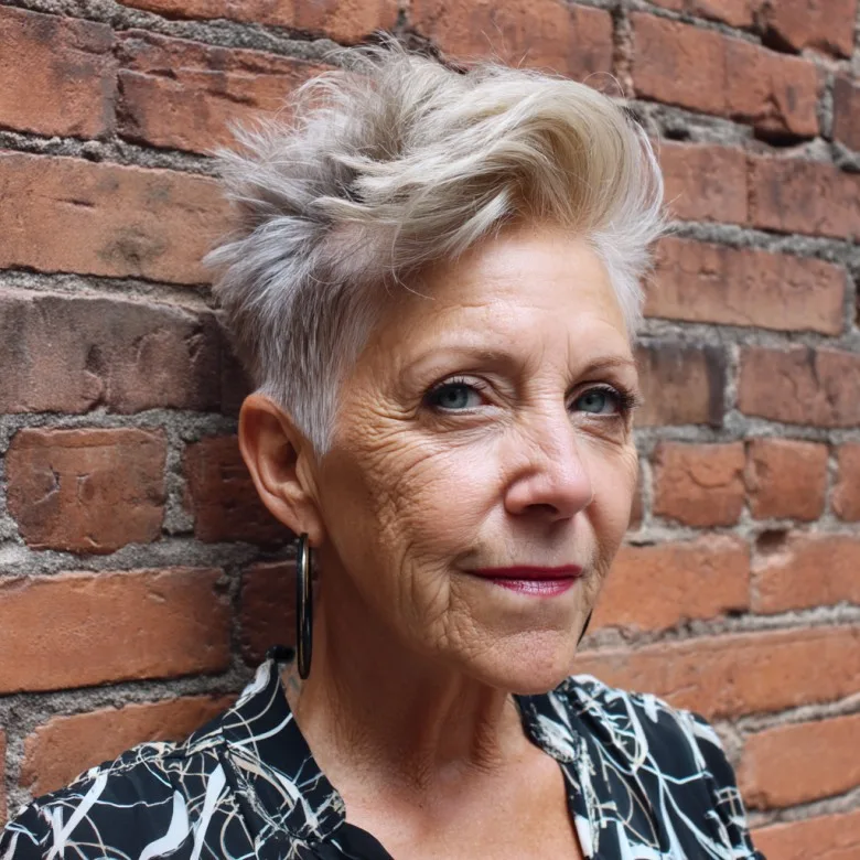 Modern Textured Pixie with Lively Volume