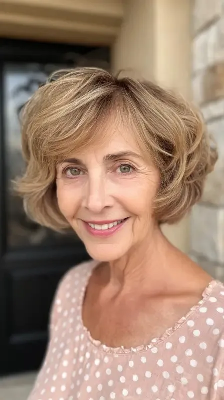 Modern Voluminous Bob with Soft Layers