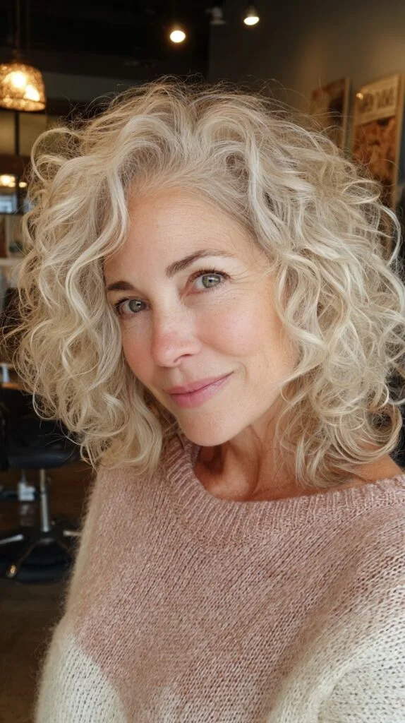 Natural Silver Curls with Gentle Depth