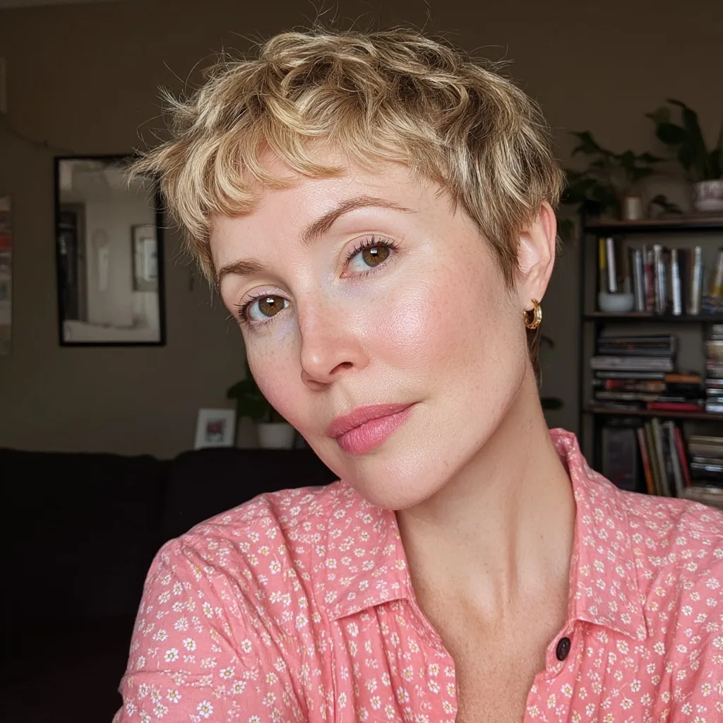 Playful Choppy Pixie with Defined Texture