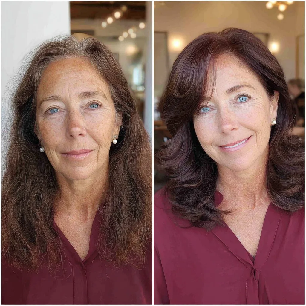 Rich Auburn Layers with Soft Volume